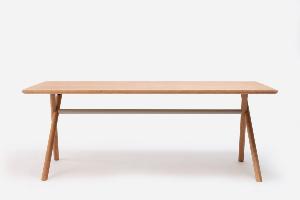 Ondarreta | Table bois Bai | 180x90 | Chêne teinté