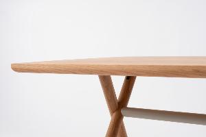Ondarreta | Table bois Bai | 200x80 | Chêne teinté