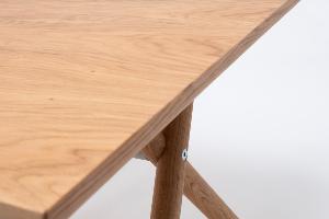 Ondarreta | Table bois Bai | 220x90 | Chêne teinté