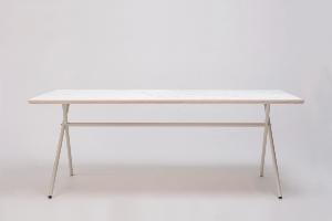 Ondarreta | Table Bai acier | 180x90